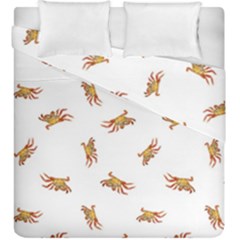 Crabs Photo Collage Pattern Design Duvet Cover Double Side (king Size) by dflcprints