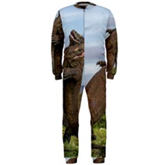 Komodo Dragons Fight Onepiece Jumpsuit (men)  by Nexatart