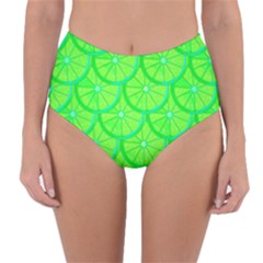 Grapefruit Scales Acrossgreen Grapefruit Scales 5across Copy Reversible High-waist Bikini Bottoms by jcreative