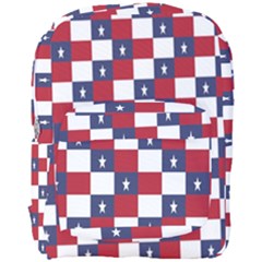 American Flag Star White Red Blue Full Print Backpack by Mariart