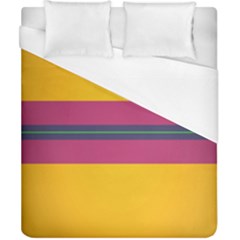 Layer Retro Colorful Transition Pack Alpha Channel Motion Line Duvet Cover (california King Size) by Mariart