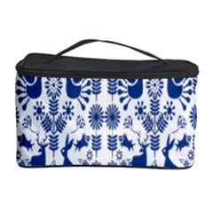 Rabbits Deer Birds Fish Flowers Floral Star Blue White Sexy Animals Cosmetic Storage Case by Mariart