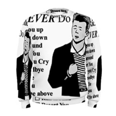 Rick Astley Men s Sweatshirt by Powwow