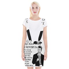 Rick Astley Braces Suspender Skirt by Powwow