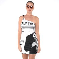 Rick Astley One Soulder Bodycon Dress by Powwow