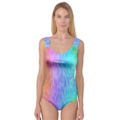 Aurora Rainbow Orange Pink Purple Blue Green Colorfull Princess Tank Leotard  by Mariart