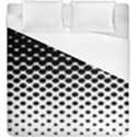 Gradient Circle Round Black Polka Duvet Cover (King Size) View1