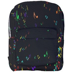 Colorful Music Notes Rainbow Full Print Backpack by Mariart