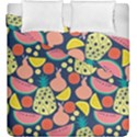 Fruit Pineapple Watermelon Orange Tomato Fruits Duvet Cover Double Side (King Size) View1