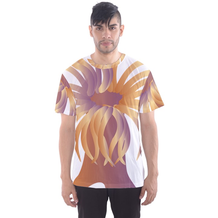 Sea Anemone Men s Sports Mesh Tee