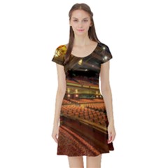 Florida State University Short Sleeve Skater Dress by BangZart