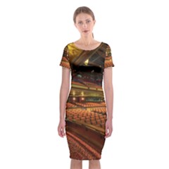 Florida State University Classic Short Sleeve Midi Dress by BangZart