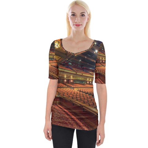 Florida State University Wide Neckline Tee by BangZart