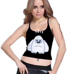 Yeti Spaghetti Strap Bra Top by Valentinaart