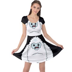 Yeti Cap Sleeve Dress by Valentinaart