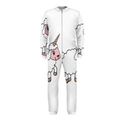 Unicorn Sheep Onepiece Jumpsuit (kids) by Valentinaart