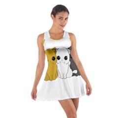 Cute Cats Cotton Racerback Dress by Valentinaart