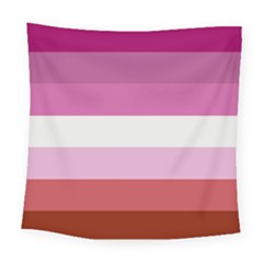 Lesbian Pride Flag Square Tapestry (large) by Valentinaart