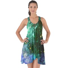 Space Colors Show Some Back Chiffon Dress by ValentinaDesign