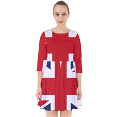 Uk Flag United Kingdom Smock Dress by Nexatart