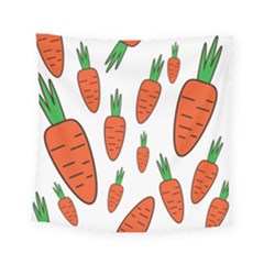 Fruit Vegetable Carrots Square Tapestry (small) by Mariart