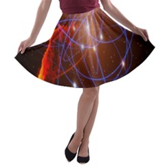 Highest Resolution Version Space Net A-line Skater Skirt by Mariart