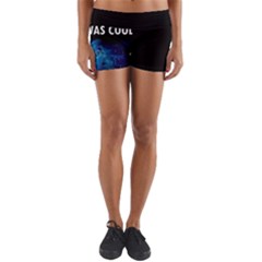 Black Star Trek Tee Yoga Shorts by GlamourG33k