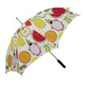 Mango Fruit Pieces Watermelon Dragon Passion Fruit Apple Strawberry Pineapple Melon Straight Umbrellas View2