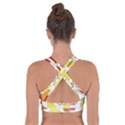 Mango Fruit Pieces Watermelon Dragon Passion Fruit Apple Strawberry Pineapple Melon Cross Back Sports Bra View2