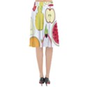 Mango Fruit Pieces Watermelon Dragon Passion Fruit Apple Strawberry Pineapple Melon Flared Midi Skirt View2