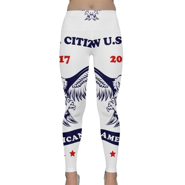 New U.S. Citizen Eagle 2017  Classic Yoga Leggings