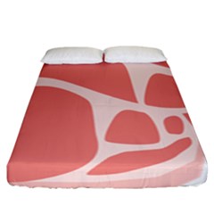 Meat Fitted Sheet (king Size) by Mariart