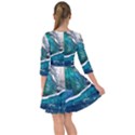 Sea Wave Waves Beach Water Blue Sky Smock Dress View2