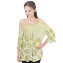 Sunflower Fly Flower Floral Flutter Tees View1