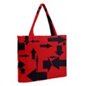 Arrows  Zipper Medium Tote Bag View2