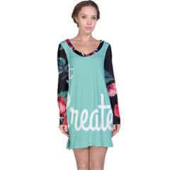 Bloem Logomakr 9f5bze Long Sleeve Nightdress by createinc