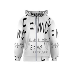 E=mc2 Formula Physics Relativity Kids  Zipper Hoodie by picsaspassion