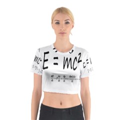 E=mc2 Formula Physics Relativity Cotton Crop Top by picsaspassion