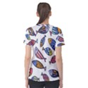 Love Fish Seaworld Swim Rainbow Cartoons Women s Cotton Tee View2