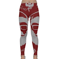 Ugly Christmas Sweater Classic Yoga Leggings by Valentinaart