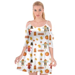 Thanksgiving Cutout Spaghetti Strap Chiffon Dress by Valentinaart