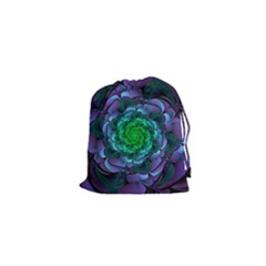 Beautiful Purple & Green Aeonium Arboreum Zwartkop Drawstring Pouches (xs)  by jayaprime