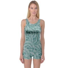 Design Art Wesley Fontes One Piece Boyleg Swimsuit by wesleystores