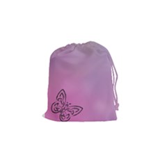 Butterfly Drawstring Pouches (small)  by PhotoThisxyz