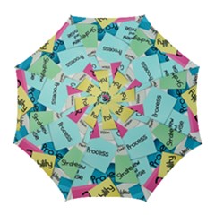 Stickies Post It List Business Golf Umbrellas by Celenk