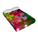 Puzzle Part Letters Abc Education Fitted Sheet (Full/ Double Size) View2