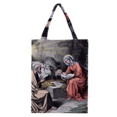 The Birth Of Christ Classic Tote Bag by Valentinaart