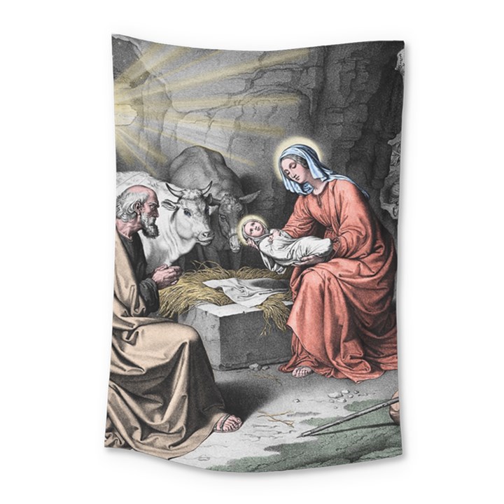 The birth of Christ Small Tapestry