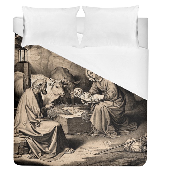 The birth of Christ Duvet Cover (Queen Size)