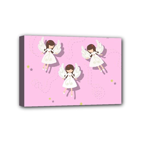 Christmas Angels  Mini Canvas 6  X 4  by Valentinaart